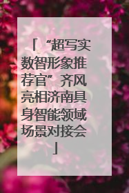 “超写实数智形象推荐官”齐风亮相济南具身智能领域场景对接会