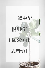 “道中华·银川行”主题采访正式启动
