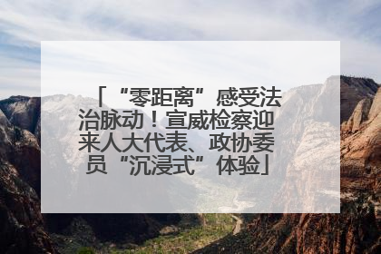 “零距离”感受法治脉动！宣威检察迎来人大代表、政协委员“沉浸式”体验
