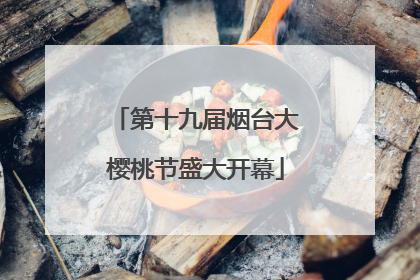 第十九届烟台大樱桃节盛大开幕