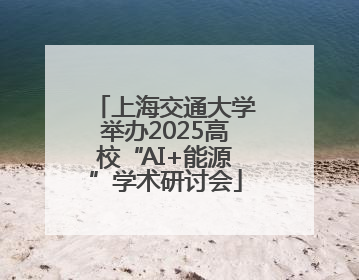 上海交通大学举办2025高校“AI+能源”学术研讨会
