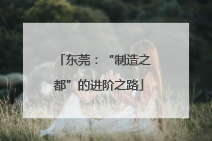 东莞：“制造之都”的进阶之路