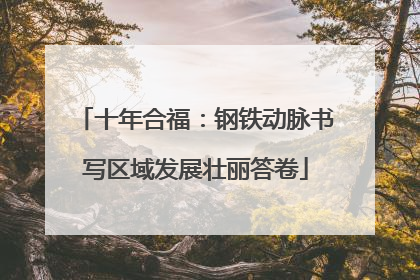 十年合福：钢铁动脉书写区域发展壮丽答卷