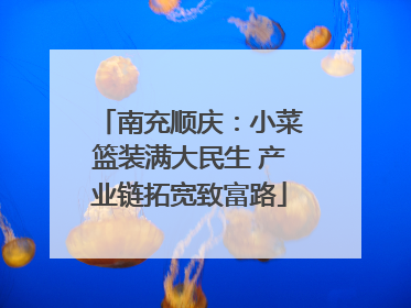 南充顺庆：小菜篮装满大民生 产业链拓宽致富路