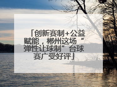 创新赛制+公益赋能，郴州这场“弹性让球制”台球赛广受好评