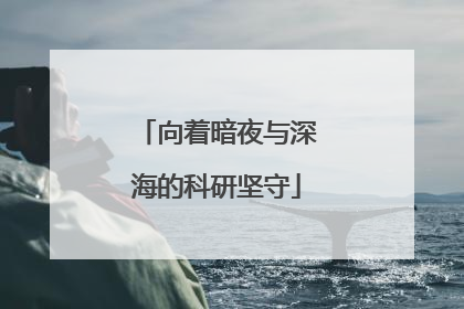 向着暗夜与深海的科研坚守