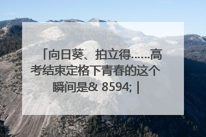 向日葵、拍立得……高考结束定格下青春的这个瞬间是& 8594;｜2025四川高考