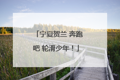 宁夏贺兰 奔跑吧 轮滑少年！