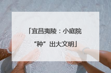 宜昌夷陵：小庭院“种”出大文明