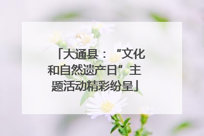 大通县：“文化和自然遗产日”主题活动精彩纷呈