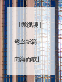 微视频｜鹭岛新篇 向海而歌