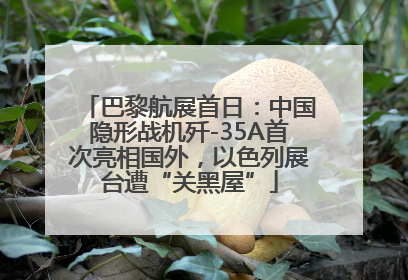 巴黎航展首日：中国隐形战机歼-35A首次亮相国外，以色列展台遭“关黑屋”