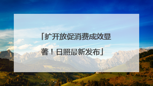 扩开放促消费成效显著！日照最新发布