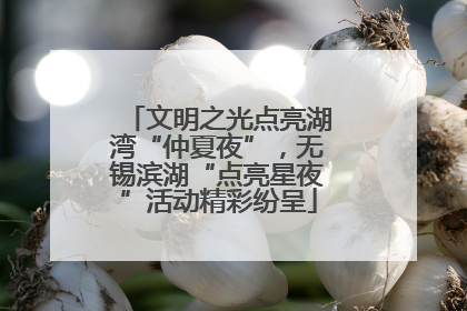 文明之光点亮湖湾“仲夏夜”，无锡滨湖“点亮星夜”活动精彩纷呈