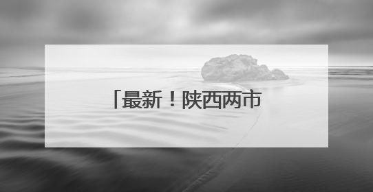 最新！陕西两市发布人事任免