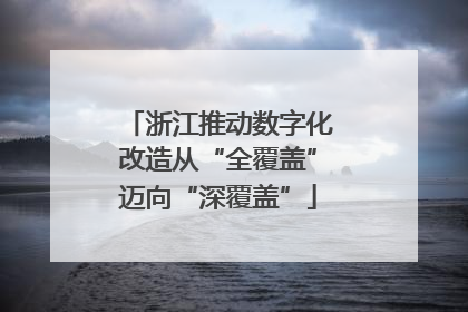 浙江推动数字化改造从“全覆盖”迈向“深覆盖”
