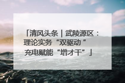 清风头条｜武陵源区：理论实务“双驱动 ” 充电赋能“增才干”
