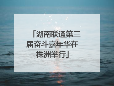 湖南联通第三届奋斗嘉年华在株洲举行