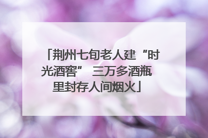 荆州七旬老人建“时光酒窖” 三万多酒瓶里封存人间烟火