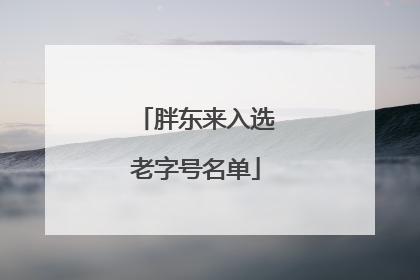 胖东来入选老字号名单
