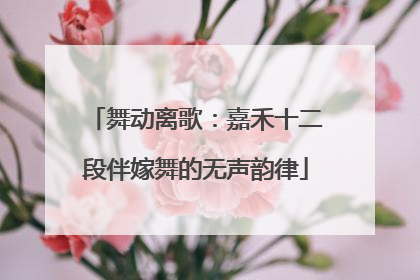 舞动离歌：嘉禾十二段伴嫁舞的无声韵律