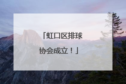虹口区排球协会成立！