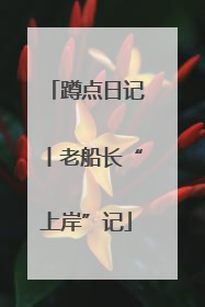 蹲点日记丨老船长“上岸”记