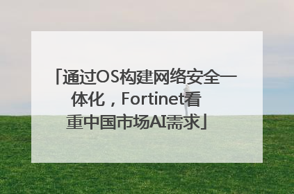 通过OS构建网络安全一体化，Fortinet看重中国市场AI需求