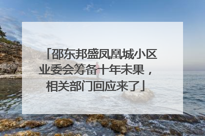 邵东邦盛凤凰城小区业委会筹备十年未果，相关部门回应来了