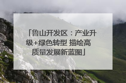鲁山开发区：产业升级+绿色转型 描绘高质量发展新蓝图