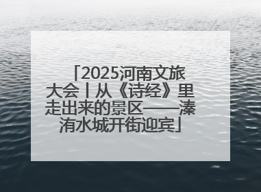 2025河南文旅大会丨从《诗经》里走出来的景区——溱洧水城开街迎宾